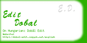 edit dobal business card